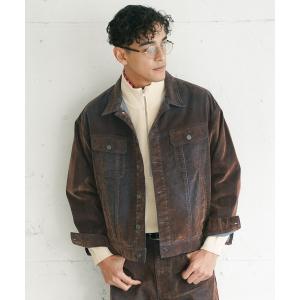 ブルゾン アウター フロッキーデニムジャケット メンズ