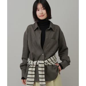 ブラウス シャツ スエードポンチシャツ /1052374 レディース