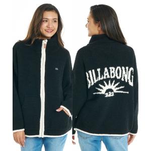 ニット セーター BILLABONG ウィメンズ MOKOMOKO JACQUARD ZIP CARDIGAN セーター 「2026年秋冬モデル」/ビラボンジップアップ レディース