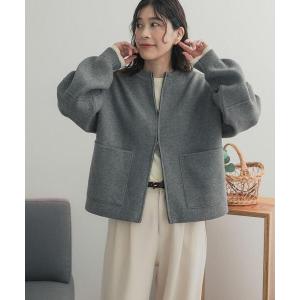 ブルゾン アウター 「一部WEB限定カラー」ニットZIPブルゾン レディース