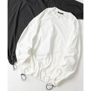 tシャツ 「7」マルチファンクション 裾ドローコード ビッグシルエットロンT UVカット/ストレッチ/速乾/イージーケア メンズ レディース