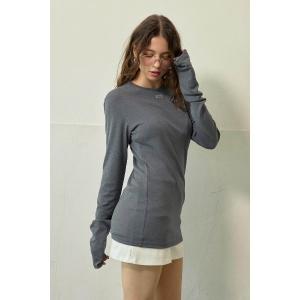 tシャツ Cozy Long Sleeve Top /ベーシックロンTee レディース