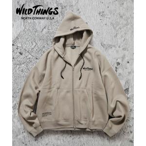 パーカー WILD THINGS/ワイルドシングス 限定展開 別注 ジップパーカー / スウェット メンズ