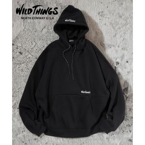 トレーナー スウェット WILD THINGS/ワイルドシングス 限定展開 別注 ワンポイントロゴ パーカー / スウェット メンズ