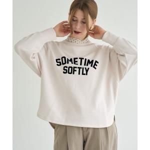 tシャツ フロッキーPT裾ラウンドヘムPO レディース