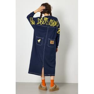 ワンピース BRIDGE BEAR カラーステッチワンピース