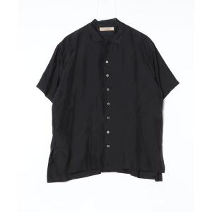 ブラウス シャツ open-collar shirt レディース メンズ