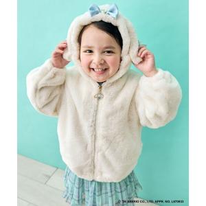 블루존 아우터 보아 [산리오 캐릭터 × ANY KIDS] 꿈 리본 나리키리 블루존 키즈 아동복 소녀 이미지