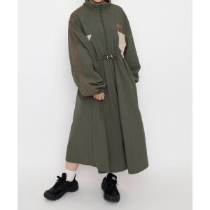 ワンピース 「NEW SIZE」切り替えナイロンワンピース
