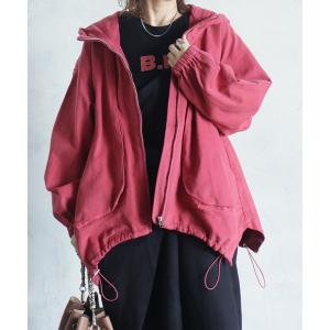 ブルゾン アウター ビッグフードブルゾン レディース