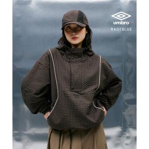 ブルゾン アウター 「umbro/アンブロ」コラボ/チェック柄アノラックパーカー メンズ レディース