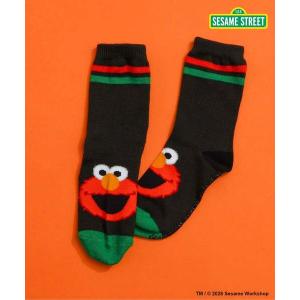 ハイソックス 靴下 「リンク」SESAME STREET フェイスモチーフソックス キッズ 子供 男の子 女の子