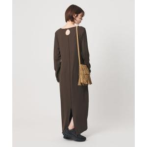 ワンピース 「WEB限定」リブ ロングスリーブ カットソーワンピース