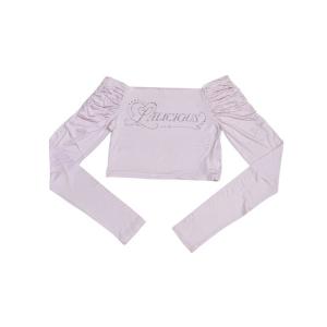 tシャツ シャーリングオフショルトップス（LILICIOUS by lilLilly） レディース