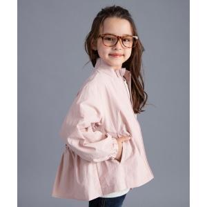 ブルゾン ジャンバー アウター 「WEB限定/DRC」撥水加工Aラインシルエットナイロンジャケット キッズ 子供服 女の子