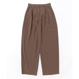 ワイドパンツ スラックス パンツ CLANE/クラネ/BASIC TUCK PANTS レディース