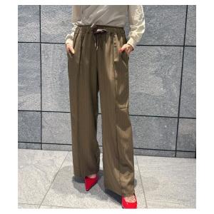 ワイドパンツ スラックス パンツ 「DESERT ROSE/デザートローズ」ピンストライプワイドパンツ レディース