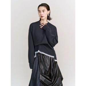 ニット セーター DOUBLE HEM TUCK KNIT レディース
