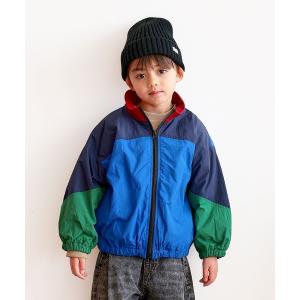 ブルゾン ジャンバー アウター レトロスポーツBIGジャケット/撥水加工 キッズ 子供服 男の子 女の子