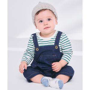 ベビー服 ロンパース ポケットサロペカバーオール