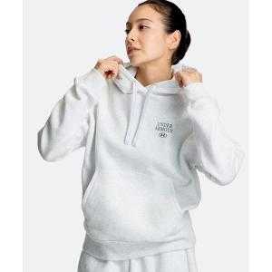 パーカー 裏起毛 アンダーアーマー UNDER ARMOUR UAライバルフリース グラフィック フーディー レディース