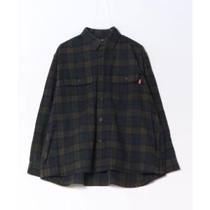 シャツ UNIVERSAL OVERALL/ユニバーサルオーバーオール　CHECK WORK SHIRT JACKET メンズ レディース