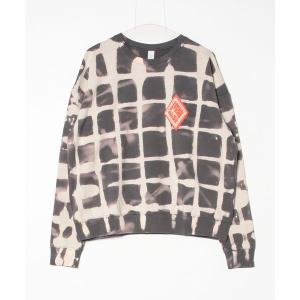 パーカー ATMOSPHERE MOUNTAINWORKS -  DISCHARGE PRINT CREW D-LOGO メンズ レディース