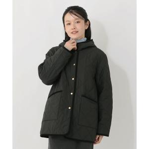 キルティング ダウンコート ダウンジャケット 「フード取り外し可 洗える」キルティングミドルジャケット/Afternoon Tea Original Tartans レディース