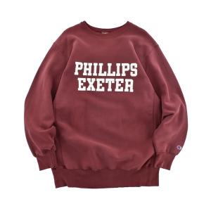 チャンピオン トレーナー スウェット 「USED」90's Champion ”PHILLIPS EXETER” リバースウィーブ スウェット メンズ レディース
