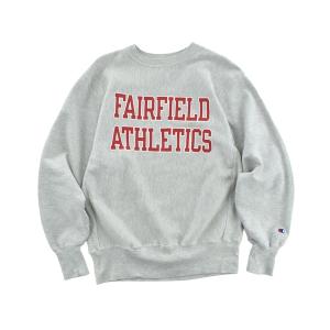 チャンピオン トレーナー スウェット 「USED」Y2K Champion ”FAIRFIELD ATHLETICS” リバースウィーブ スウェット メンズ レディース