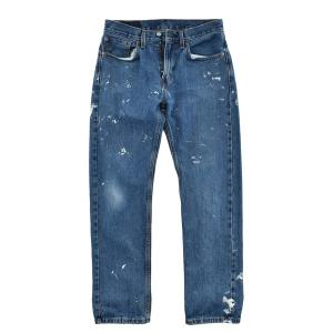 ジーンズ 「USED」Levi's 505 ペンキ付き デニムパンツ メンズ レディース
