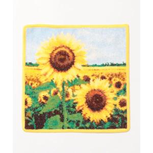 ハンカチ 「FEILER」SUNFLOWERS 25×25 レディース