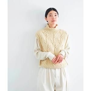 ベスト ジレ ハンドニット デミ ベスト ”nepal レディース