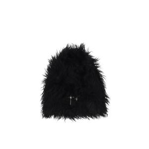 ニット帽 ニットキャップ メンズ HEAVY CHIMERA BEANIE / BLK メンズ