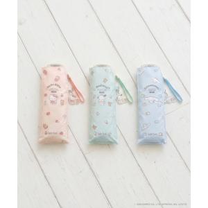 日傘 折りたたみ傘 折り畳み サンリオキャラクターズ つみき ポケフラットサンシェイド 折 50cm 軽量 晴雨兼用傘 日傘 雨傘 レディース