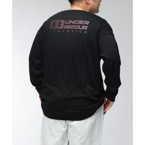 tシャツ Tシャツ 長袖 メンズ 大きいサイズ ヘビーウェイト ロングスリーブ ロゴ Tシャツ UNDER ARMOUR (アンダーアーマー) メンズ