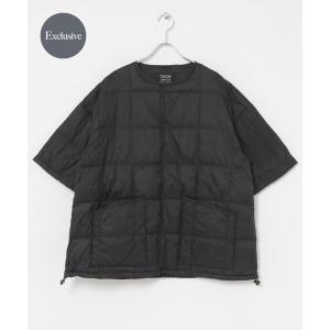 ダウンコート ダウンジャケット 「別注」TAION×DOORS　SHORTSLEEVE DOWN JACKET レディース