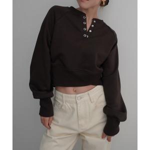 ヘンリーネック tシャツ 「Rashik」ヘンリーネックプルオーバー レディース