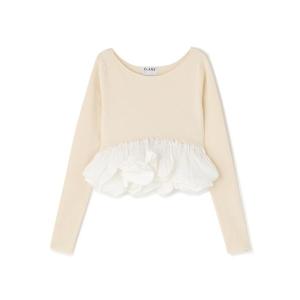 ニット セーター CLANE/クラネ/W BALLOON SHORT KNIT TOPS レディース