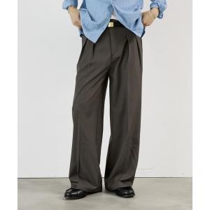 ワイドパンツ スラックス In-Tuck Center-Press Slacks / インタックセンタープレススラックス メンズ レディース