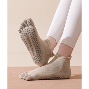くるぶし 靴下 ヨガ ピラティス ソックス 靴下 5本指 アンクレット yoga レディース