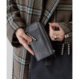 長財布 財布 「ほし企画」本革スタッズ長財布「ポケット充実/本革/ユニセックス」 レディース