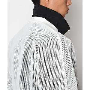 ブルゾン アウター メッシュ素材ジップブルゾン Mesh zip blouson メンズ レディース