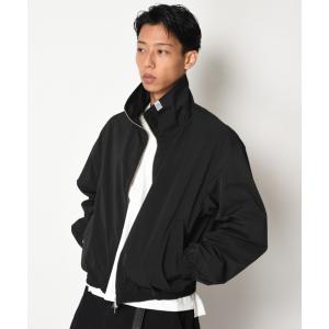 ブルゾン アウター リップストップ　スタンドカラーWジップブルゾン　Ripstop stand-collar zip blouson メンズ レディース