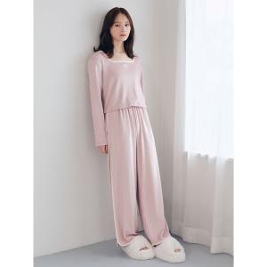 パジャマ ルームウェア 「Silky Fleece」セットアップ レディース