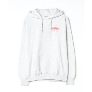 パーカー ヘイト「HAIGHT」-　ソリッドロゴ フーディー「HT-RH213002 SOLID LOGO HOODIE ASH」 メンズ レディース