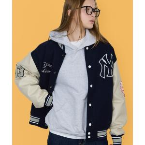 スタジャン MLB/エムエルビー Standard Logo Varsity Jacket 公式ライセンス スタジャン チームロゴ ダイヤキルト 野球 ベースボール スポーツ メンズ レ…