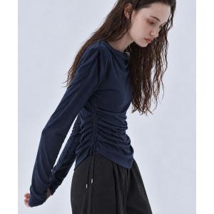 tシャツ 「新作」ドレープバイアスプルオーバー｜ウォッシャブル/オフィスカジュアル｜オケージョン/｜大人カジュアル｜ストレッチ/UVカット/接触冷感//吸…