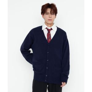 カーディガン WEGO/メンズスクールニットカーディガン メンズ レディース