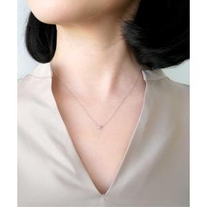 ネックレス プラチナ ダイヤモンドキャトルネックレス